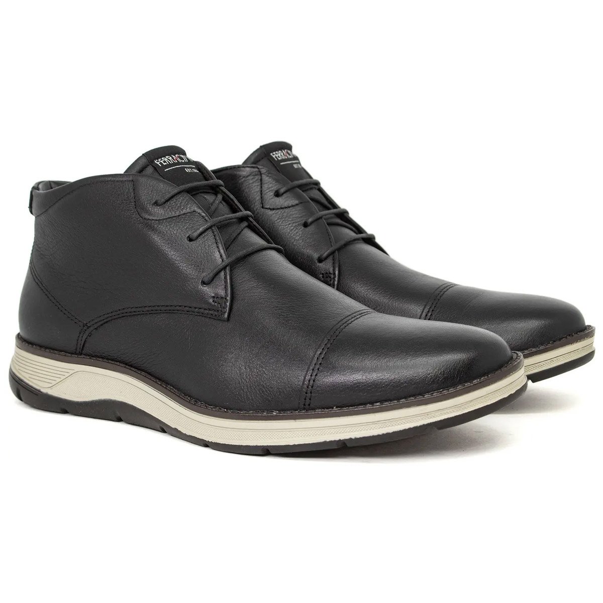 Bota Casual Ferracini Fluence Masculino Preto Preto 2