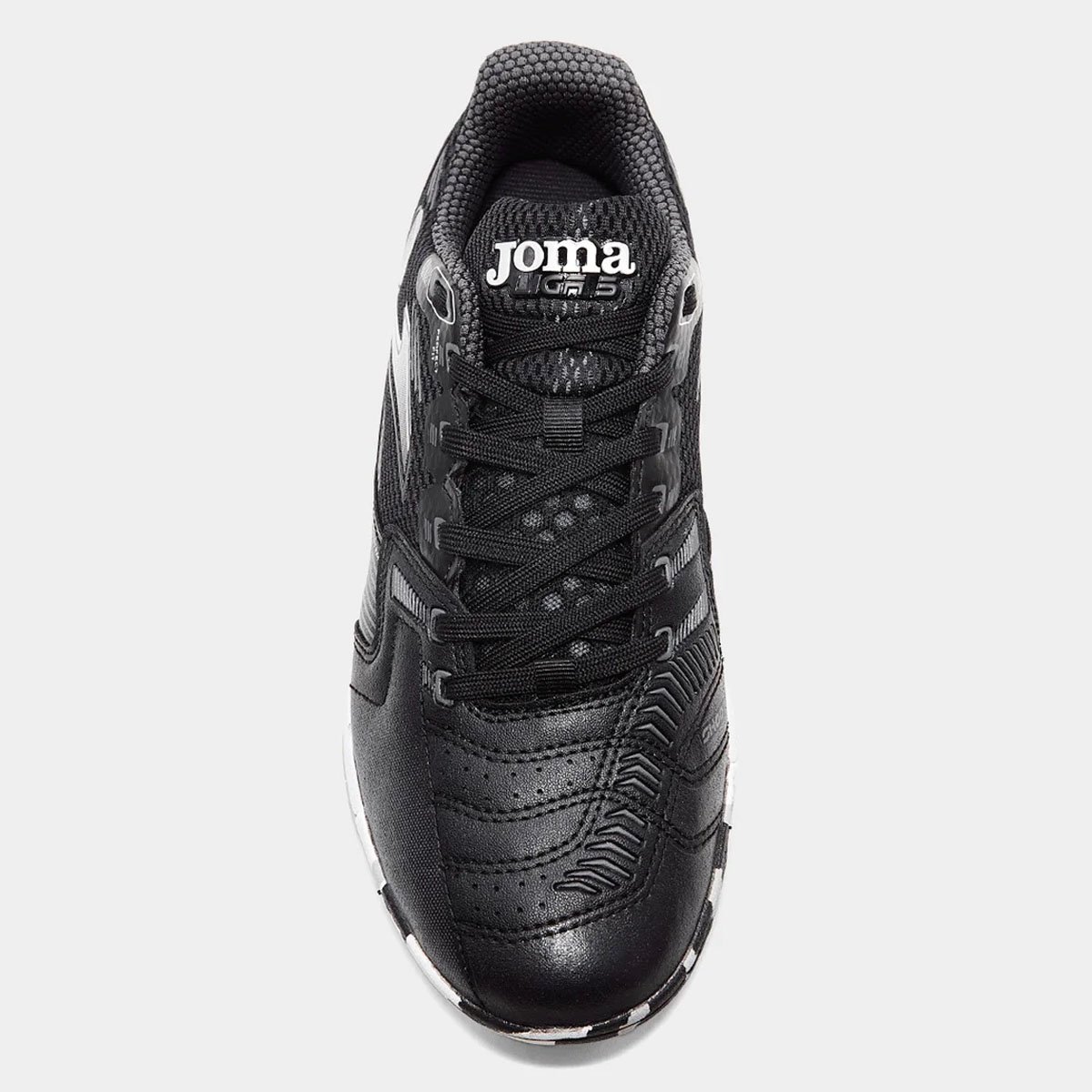 Chuteira Society Joma Liga 5 Unissex Preto Preto/Branco 4
