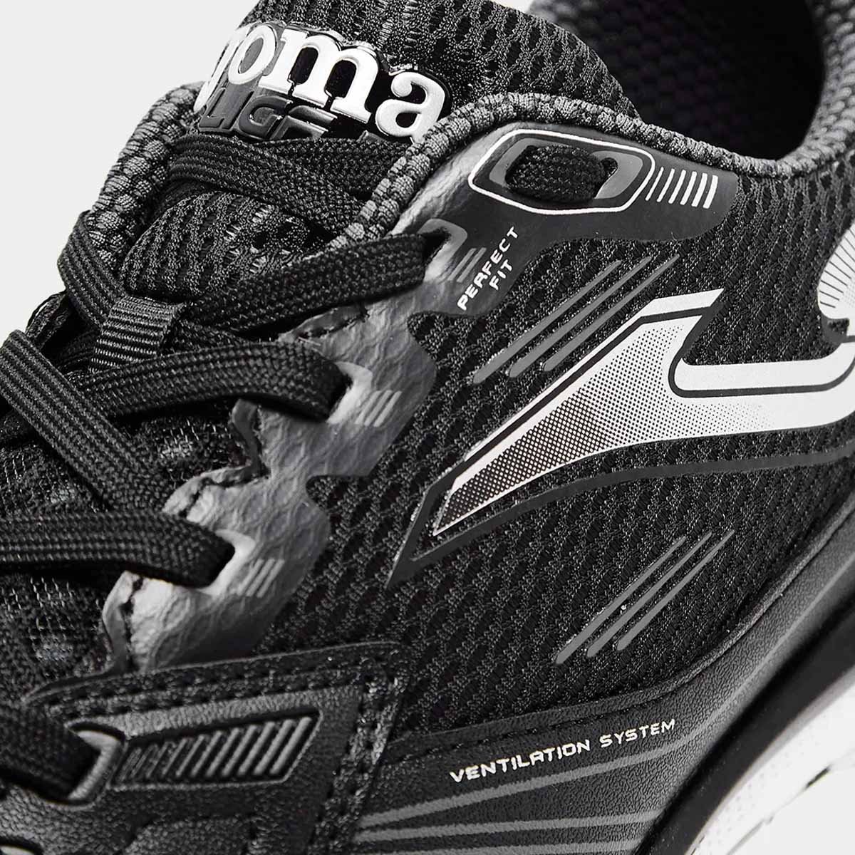 Chuteira Society Joma Liga 5 Unissex Preto Preto/Branco 8