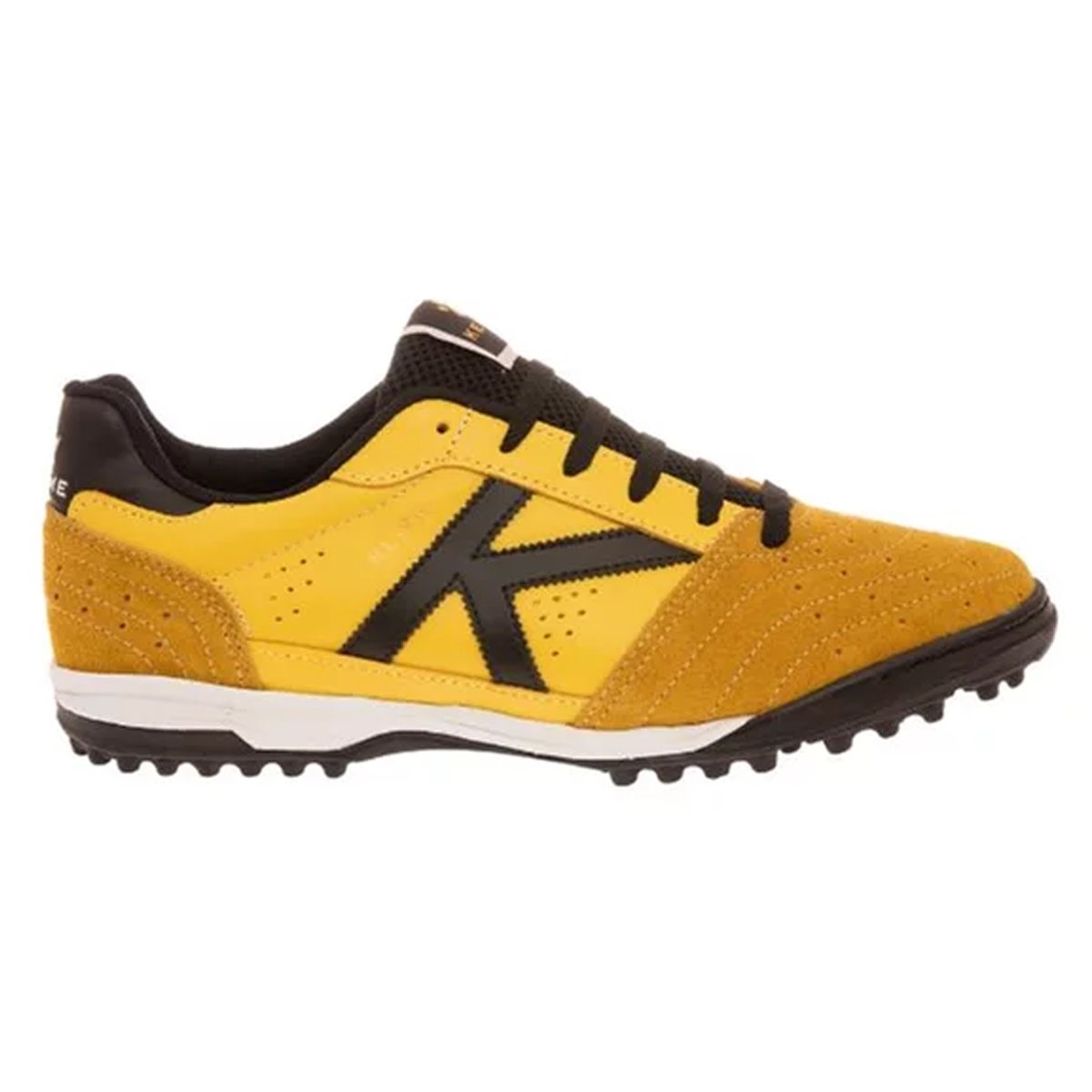 Chuteira Society kelme Elite TF Unissex Amarelo
