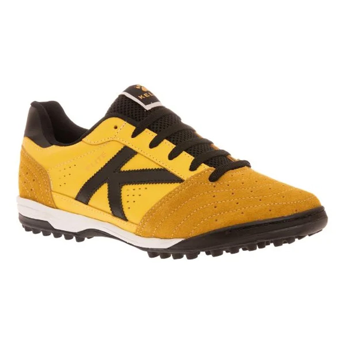 Chuteira Society kelme Elite TF Unissex Amarelo Amarelo 2