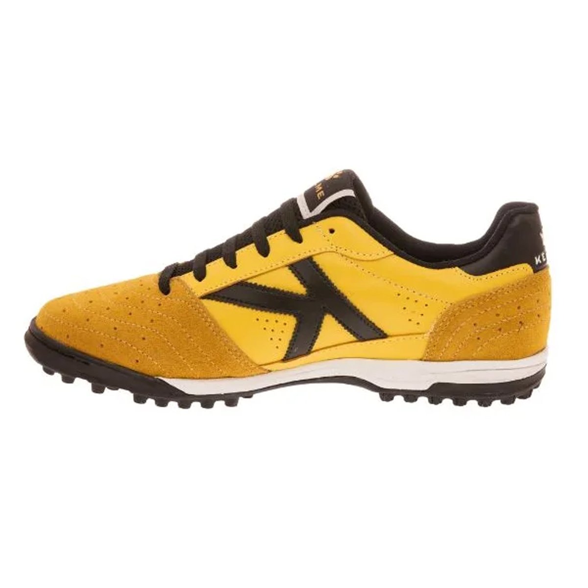 Chuteira Society kelme Elite TF Unissex Amarelo Amarelo 3
