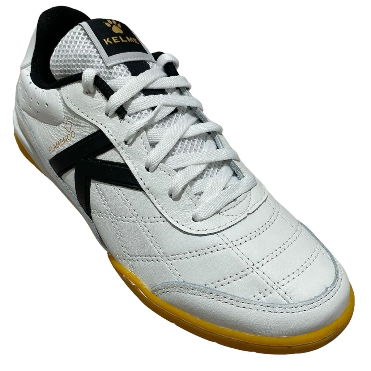Tenis Futsal Kelme Flamenco FS Unissex Branco Branco 3