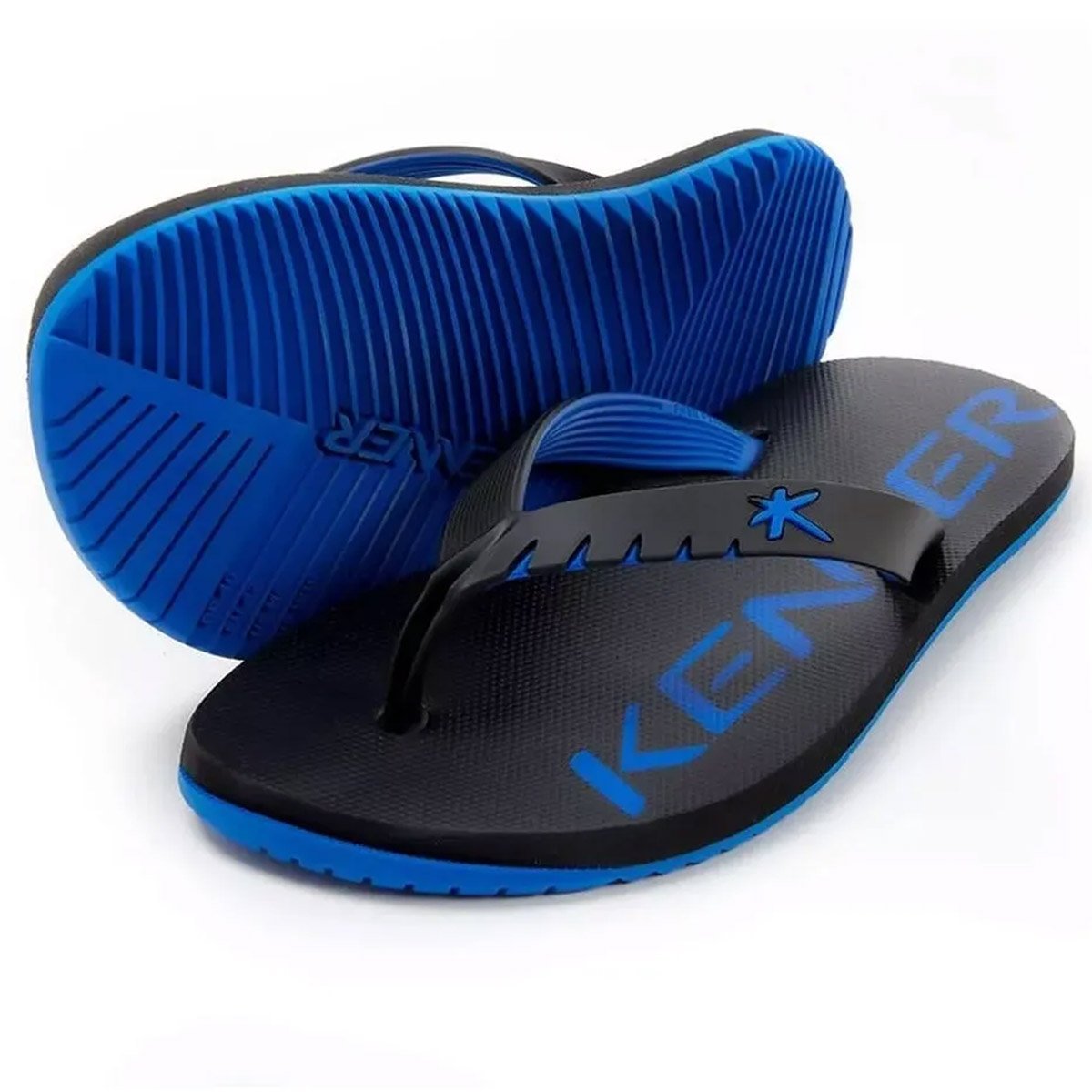 Chinelo Kenner DCC Infantil Azul Preto/Azul 2