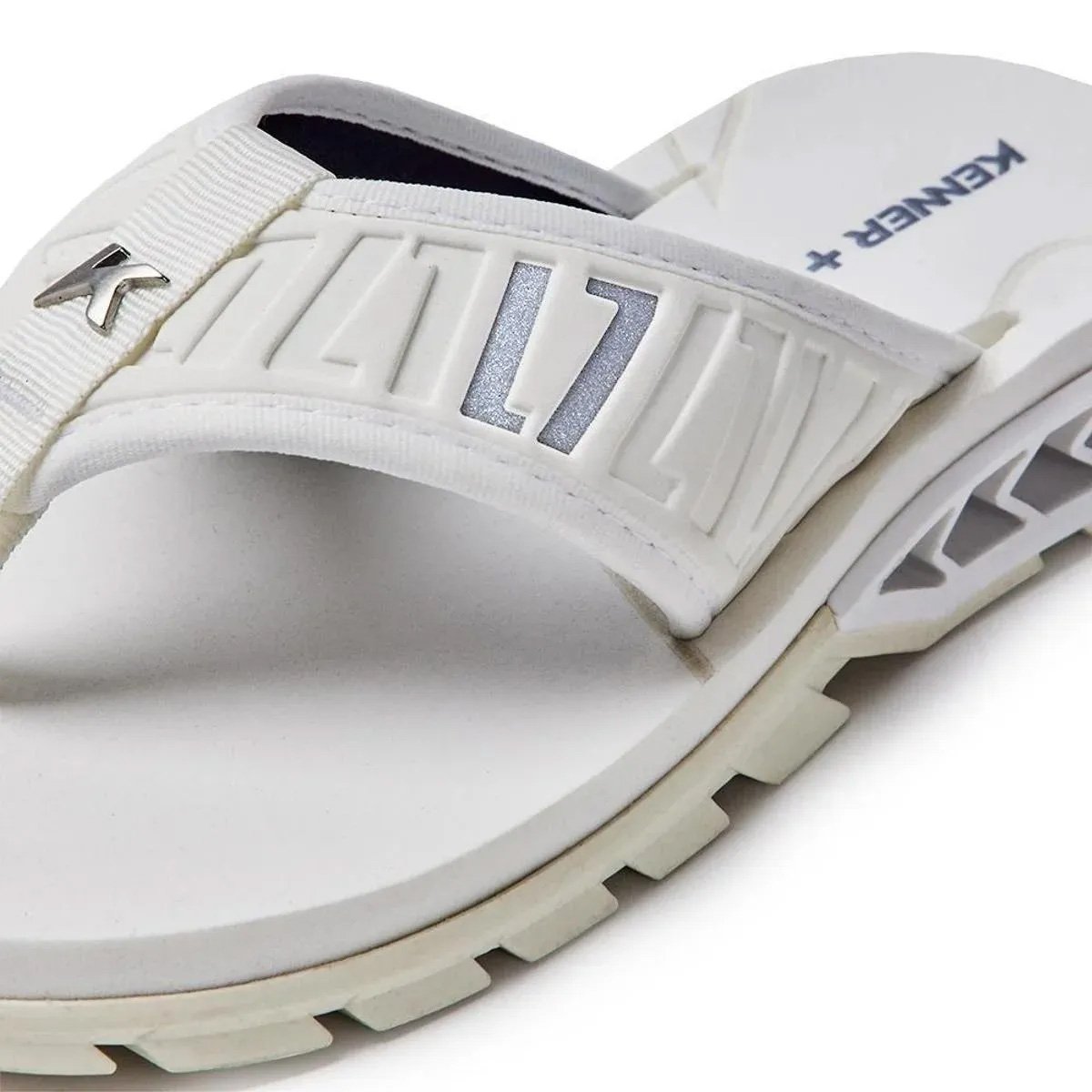 Chinelo Kenner Rakka Elite L7 Masculino Branco Branco 3
