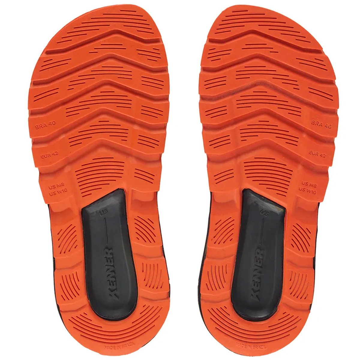Chinelo Kenner Orak Masculino Laranja Laranja/Preto 4