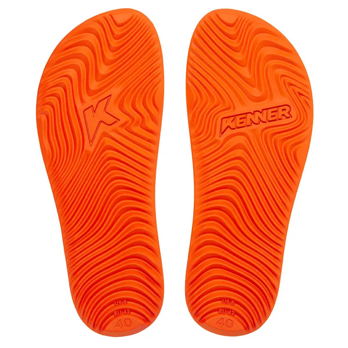 Chinelo Kenner New Summer PVC Masculino Preto Preto/Laranja 4