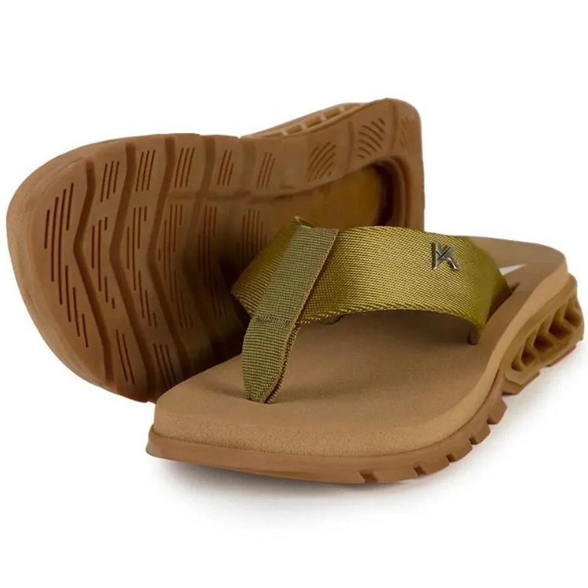 Chinelo Kenner Collab Anitta Rakka Feminino Crepe Crepe/Caqui 2