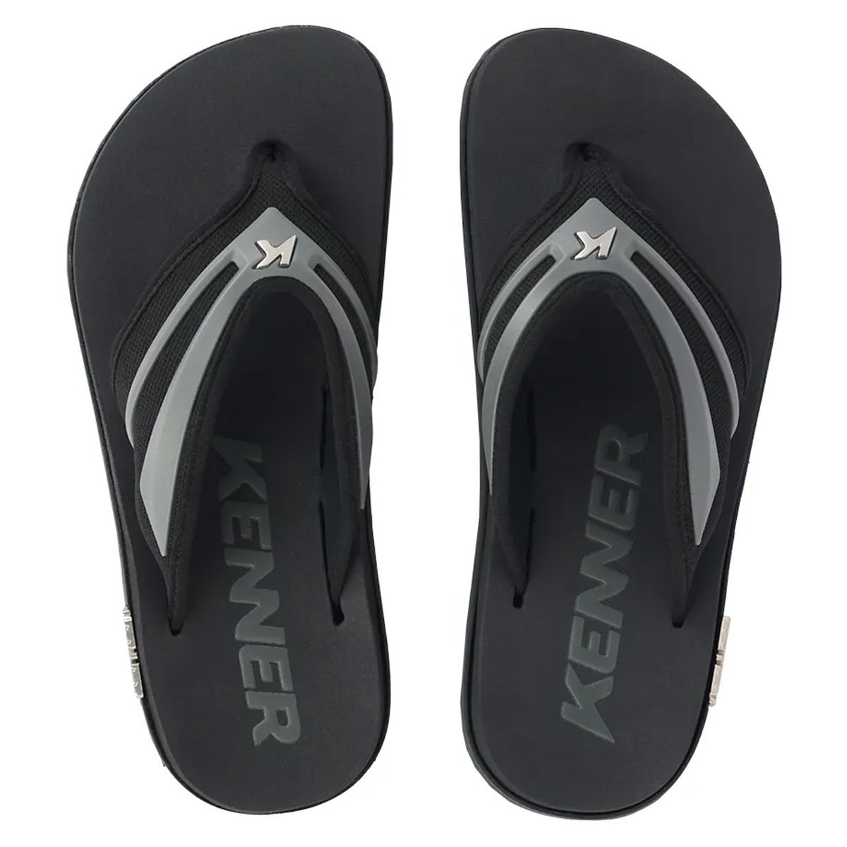 Chinelo Kenner kivah new force DTI Unissex Grafite Grafite/Preto 2