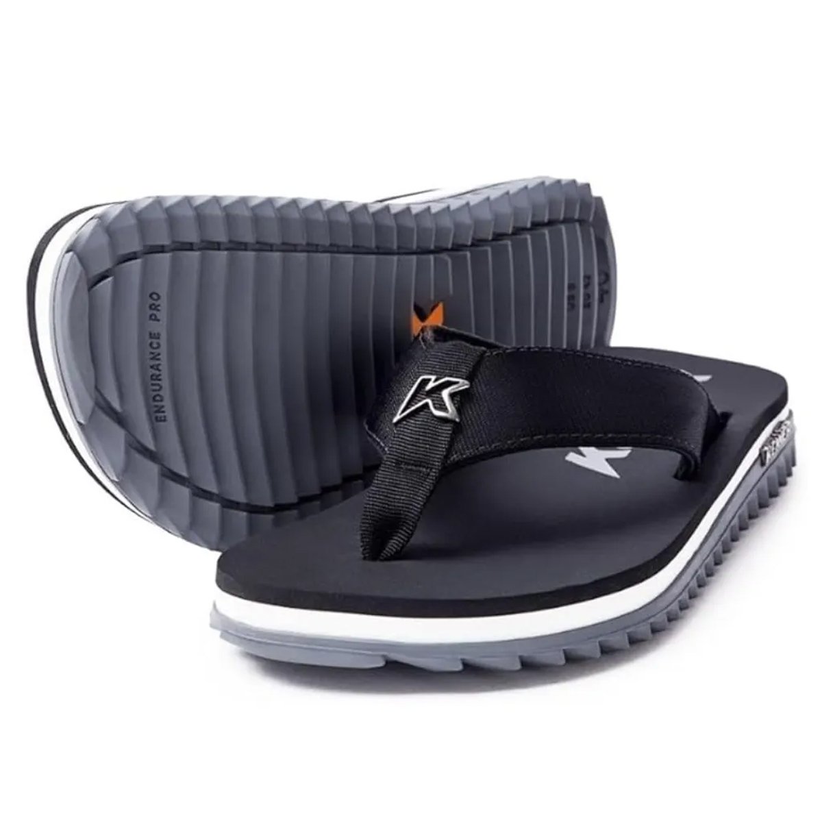 Chinelo Kenner Kivah Line Masculino Cinza Cinza/Preto 3