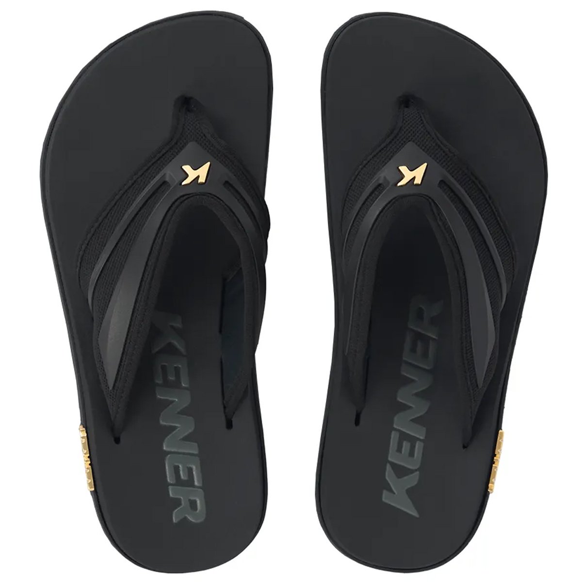 Chinelo Kenner kivah new force DTI Unissex Preto Preto 2