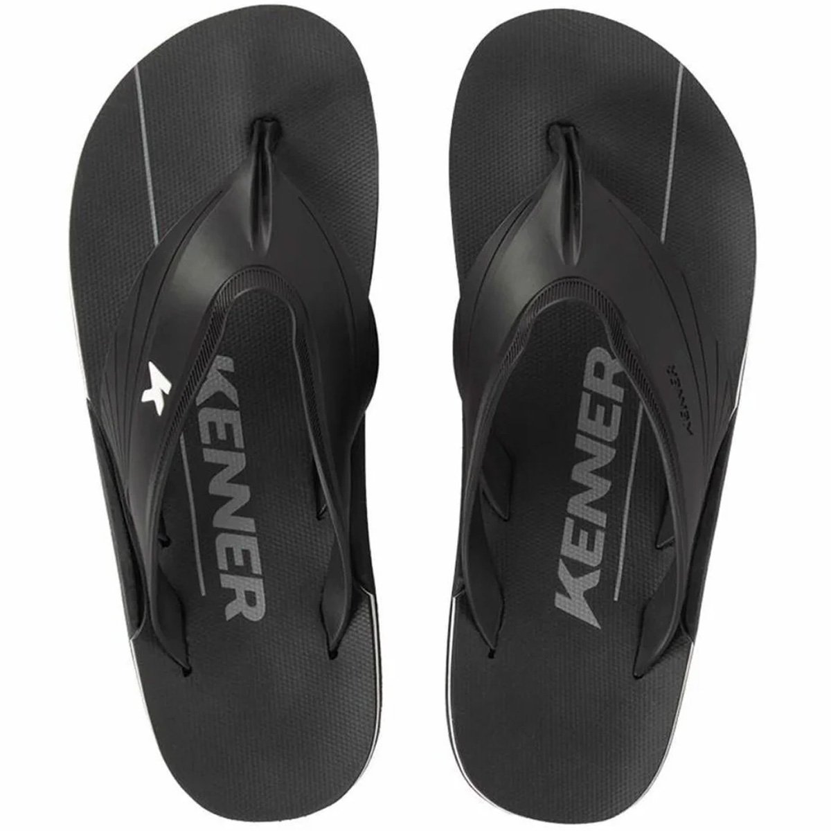 Chinelo Kenner NK6 Flux Pro Masculino Preto Preto | Renner