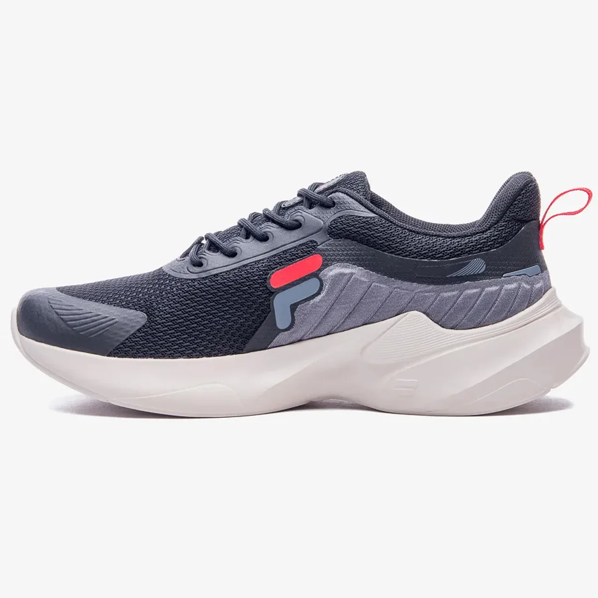 Tenis Fila Progress Lite Masculino Preto Vermelho Preto 2