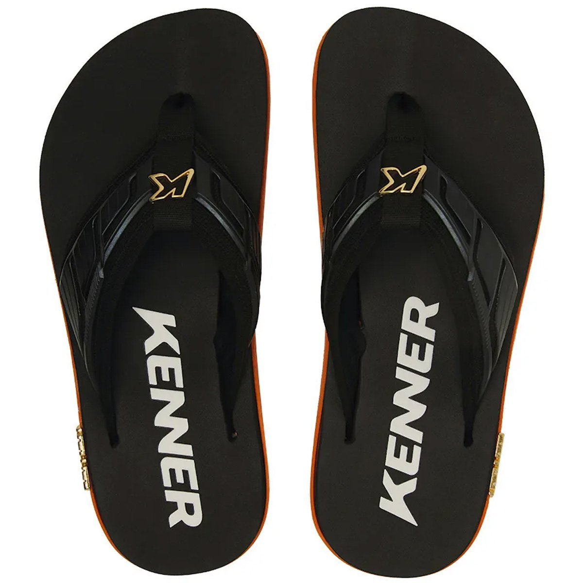 Chinelo Kenner Kivah Full Force Masculino Laranja