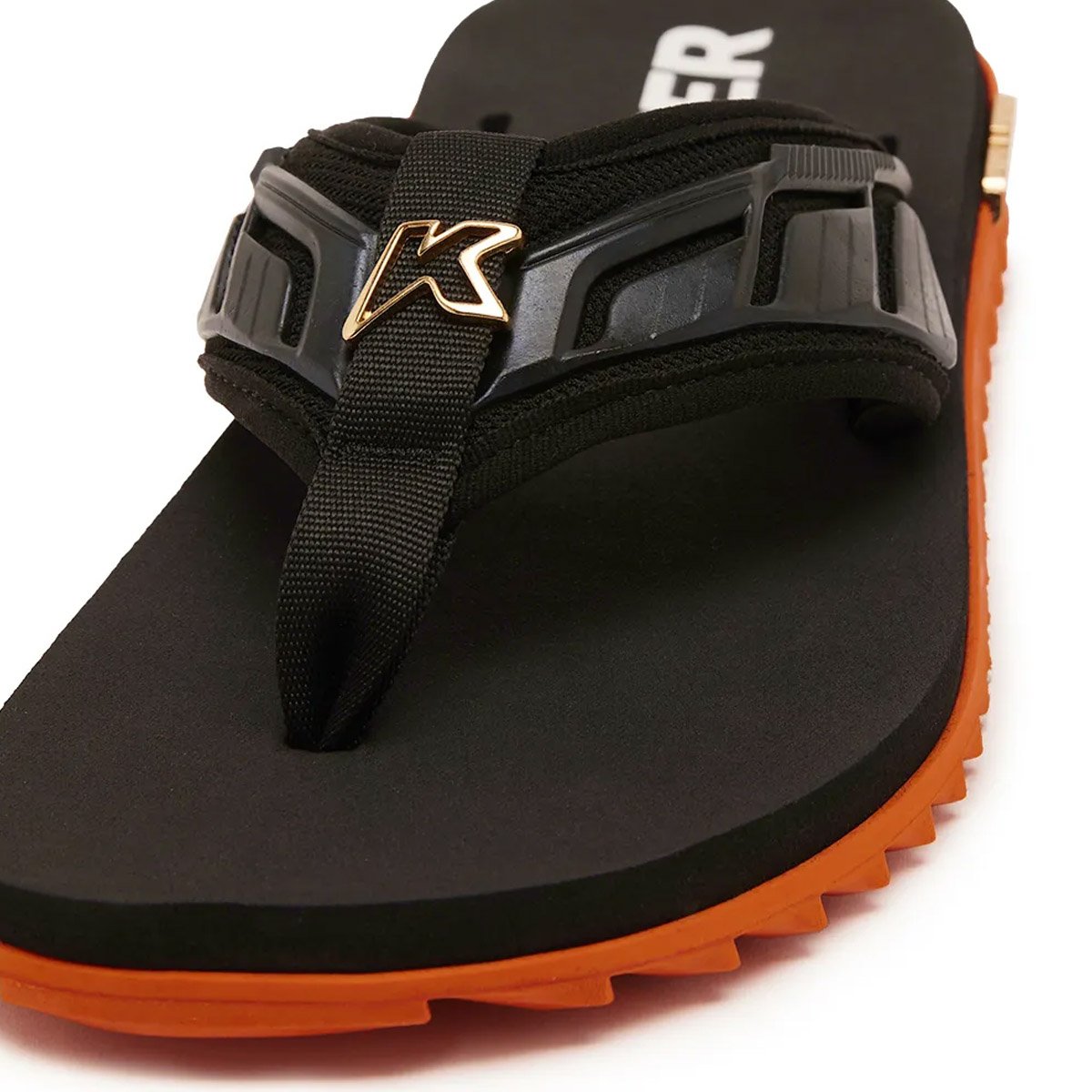 Chinelo Kenner Kivah Full Force Masculino Laranja Laranja/Preto