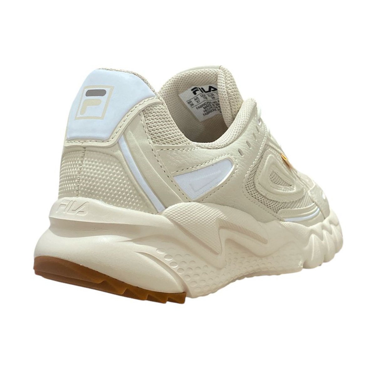 Tenis Fila Venture Tracer 2 Feminino Bege Bege 4