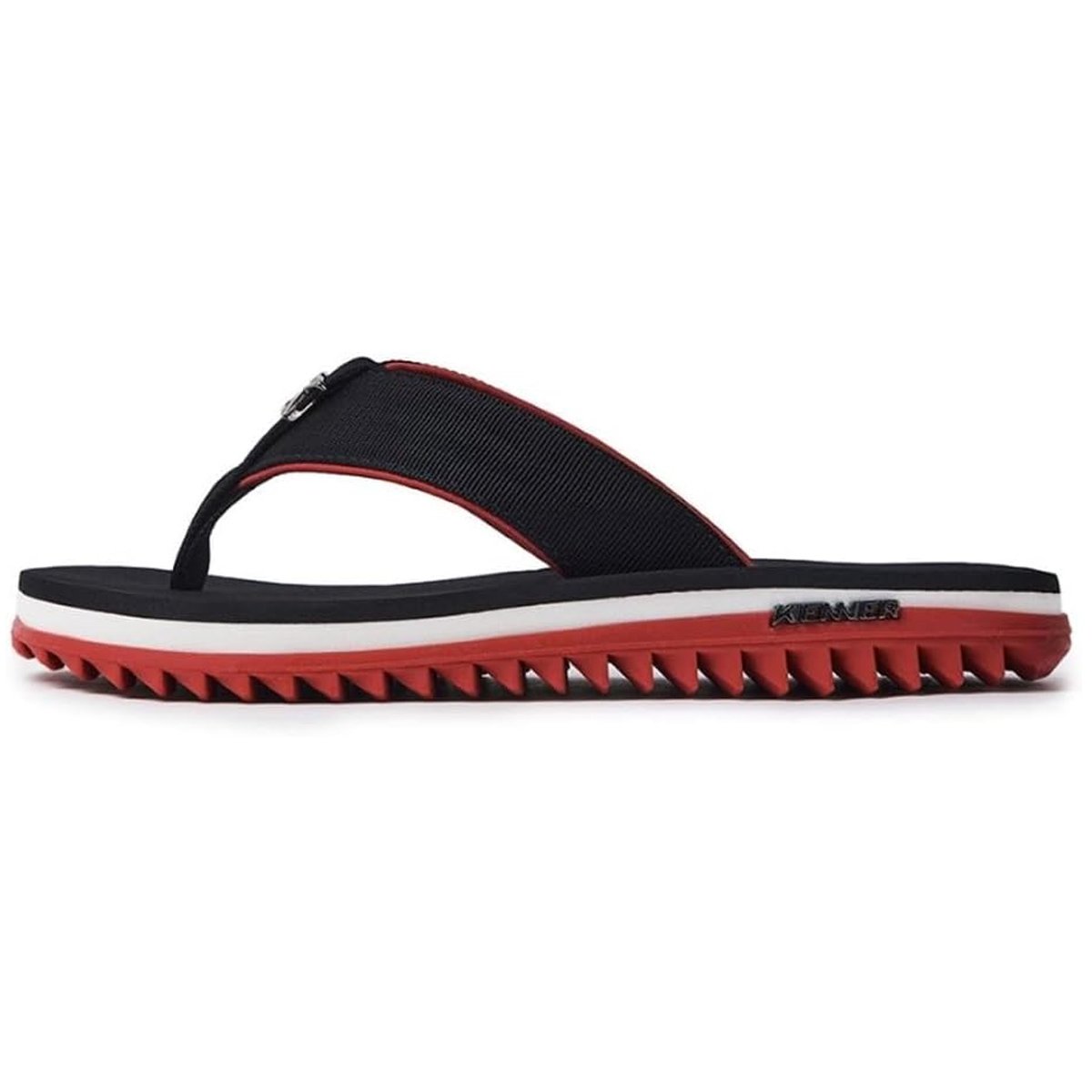 Chinelo Kenner Kivah Line Adulto Unissex Vermelho Preto/Vermelho 3