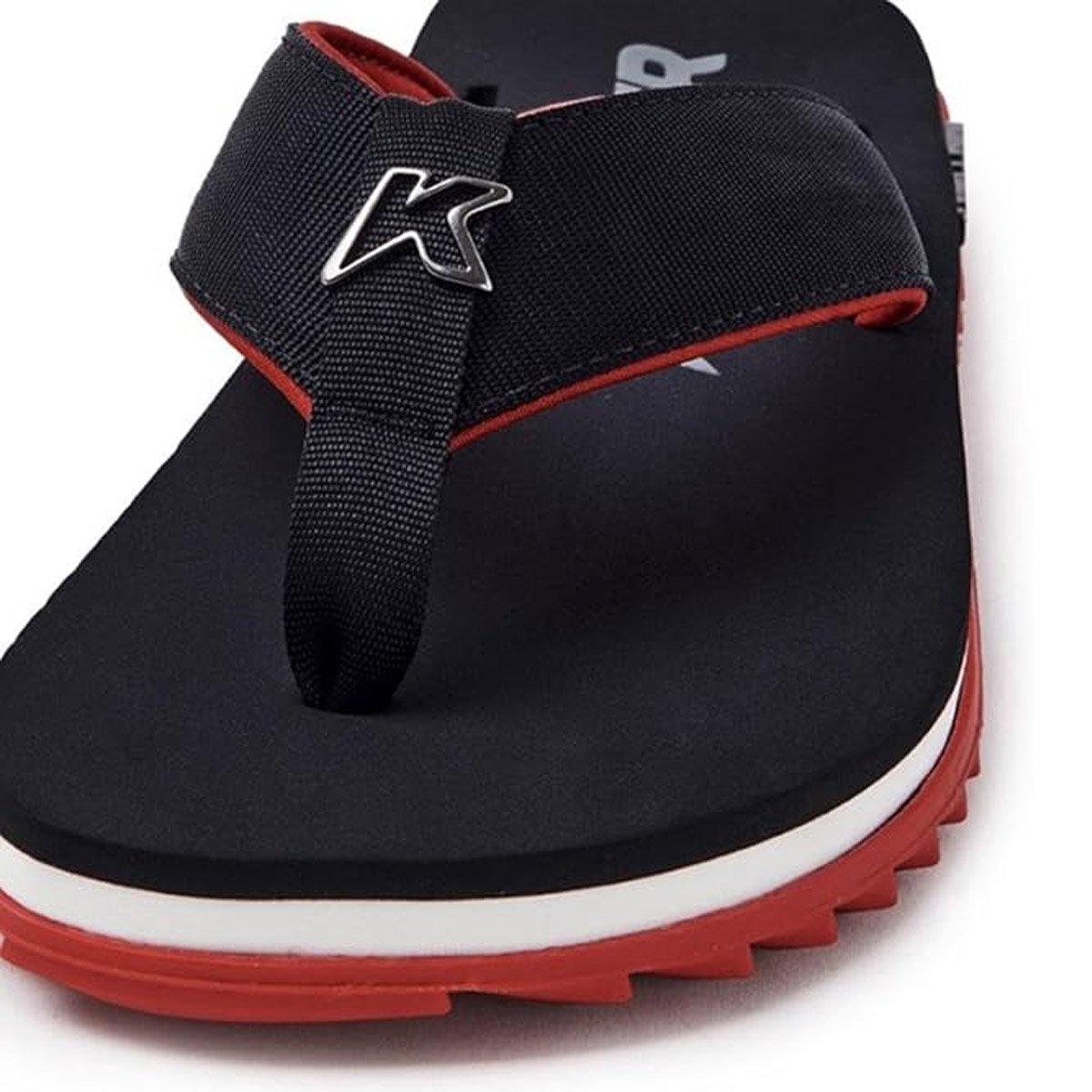 Chinelo Kenner Kivah Line Adulto Unissex Vermelho Preto/Vermelho 4
