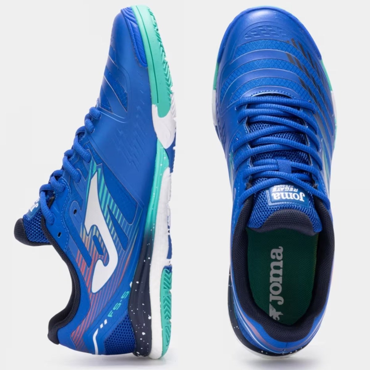 Chuteira Futsal Joma Regate Rebound Unissex Royal Azul Royal 2