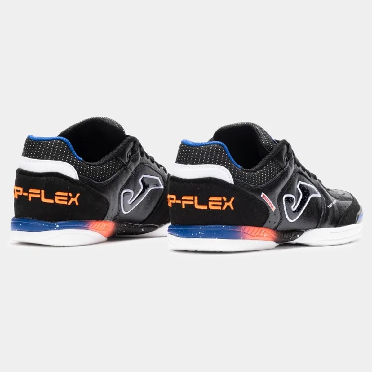 Chuteira Futsal Joma Top Flex Unissex Preto Azul Preto 3