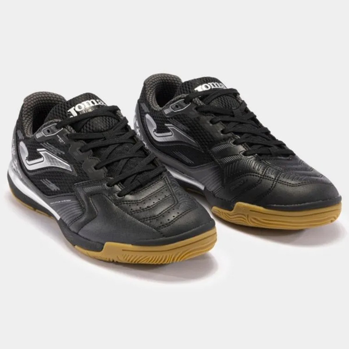 Chuteira Futsal joma Liga 5 Unissex Preto Preto 2