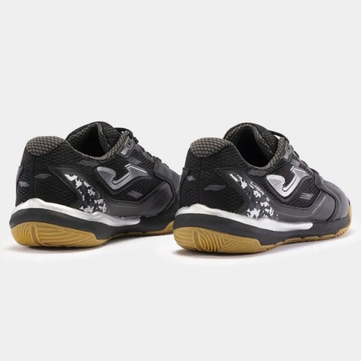 Chuteira Futsal joma Liga 5 Unissex Preto Preto 3