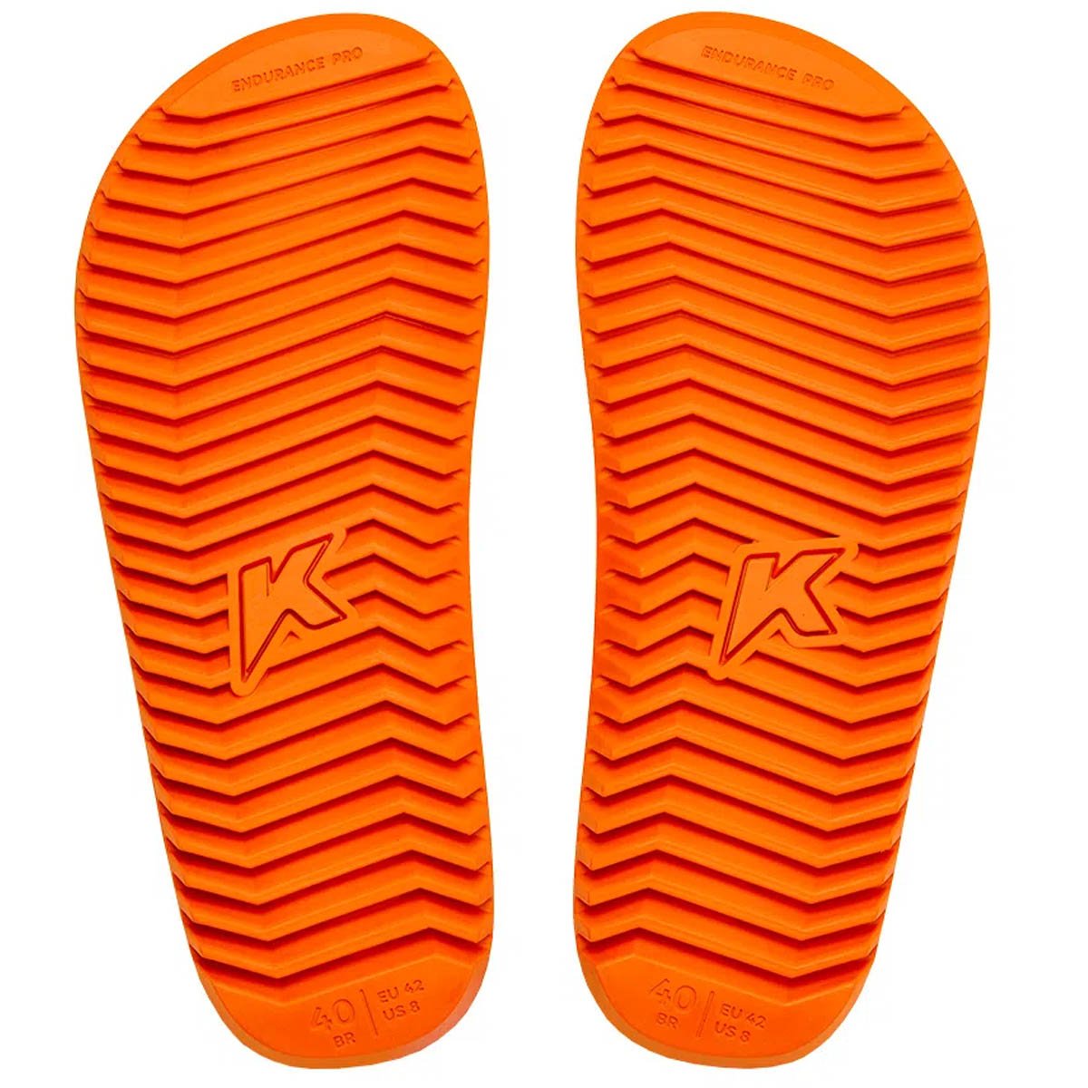 Chinelo Kenner NK6 PRO Unissex Preto Laranja Preto/Laranja 2