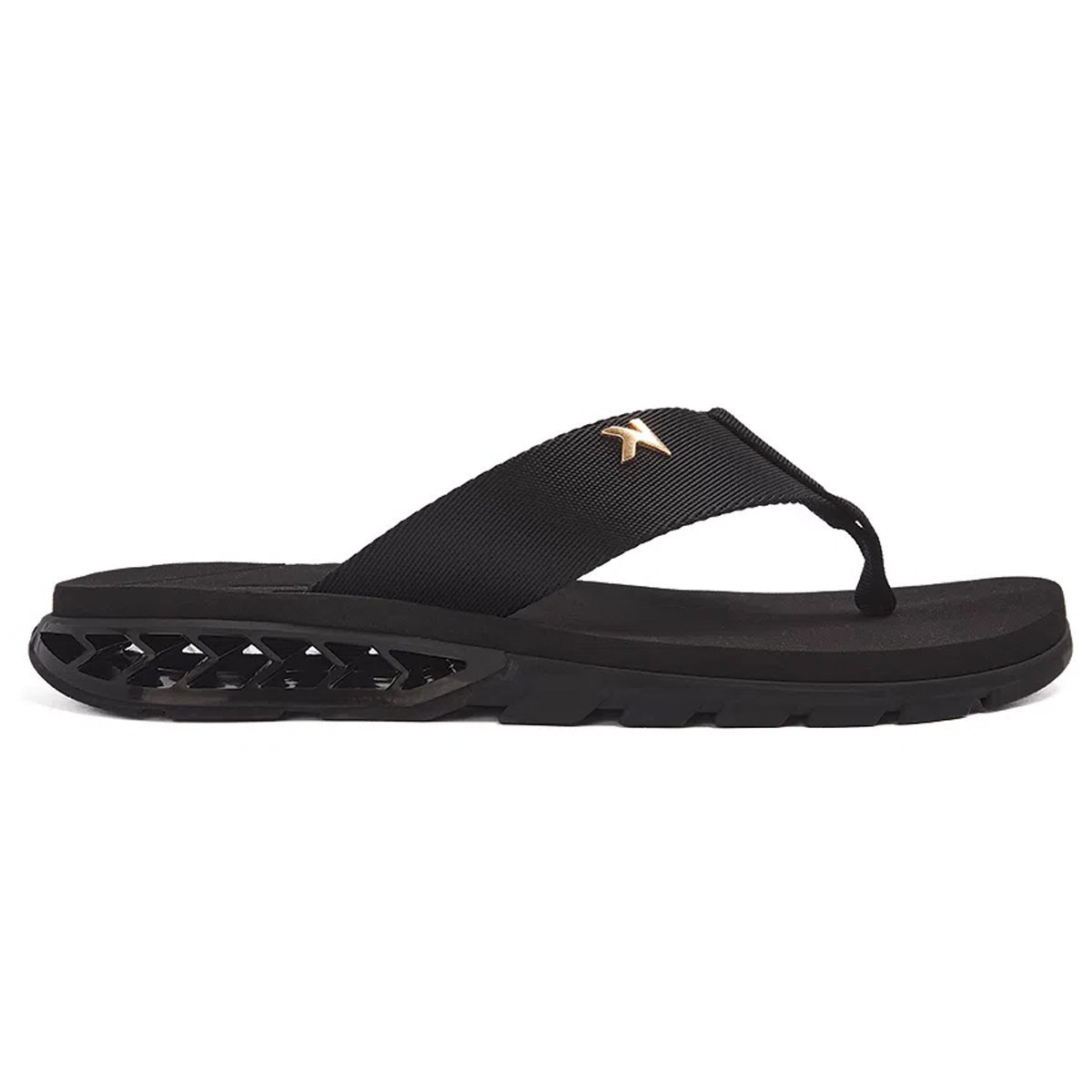 Chinelo Kenner Rakka Masculino Preto Preto 5