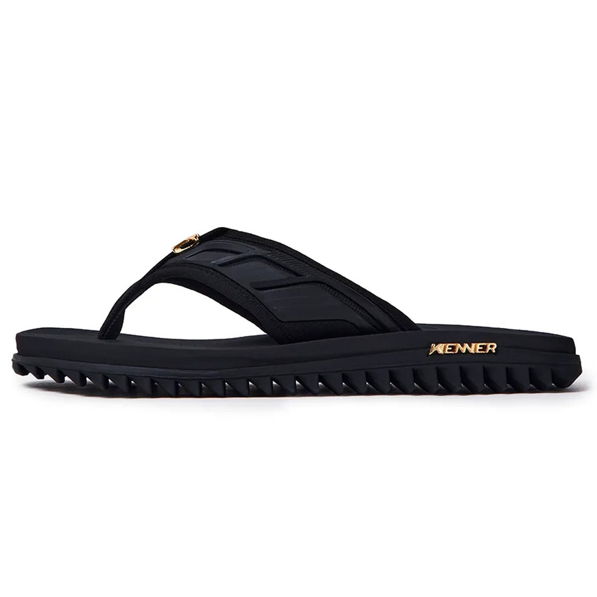 Chinelo Kenner Kivah Full Force Pro Adulto Preto Preto 4