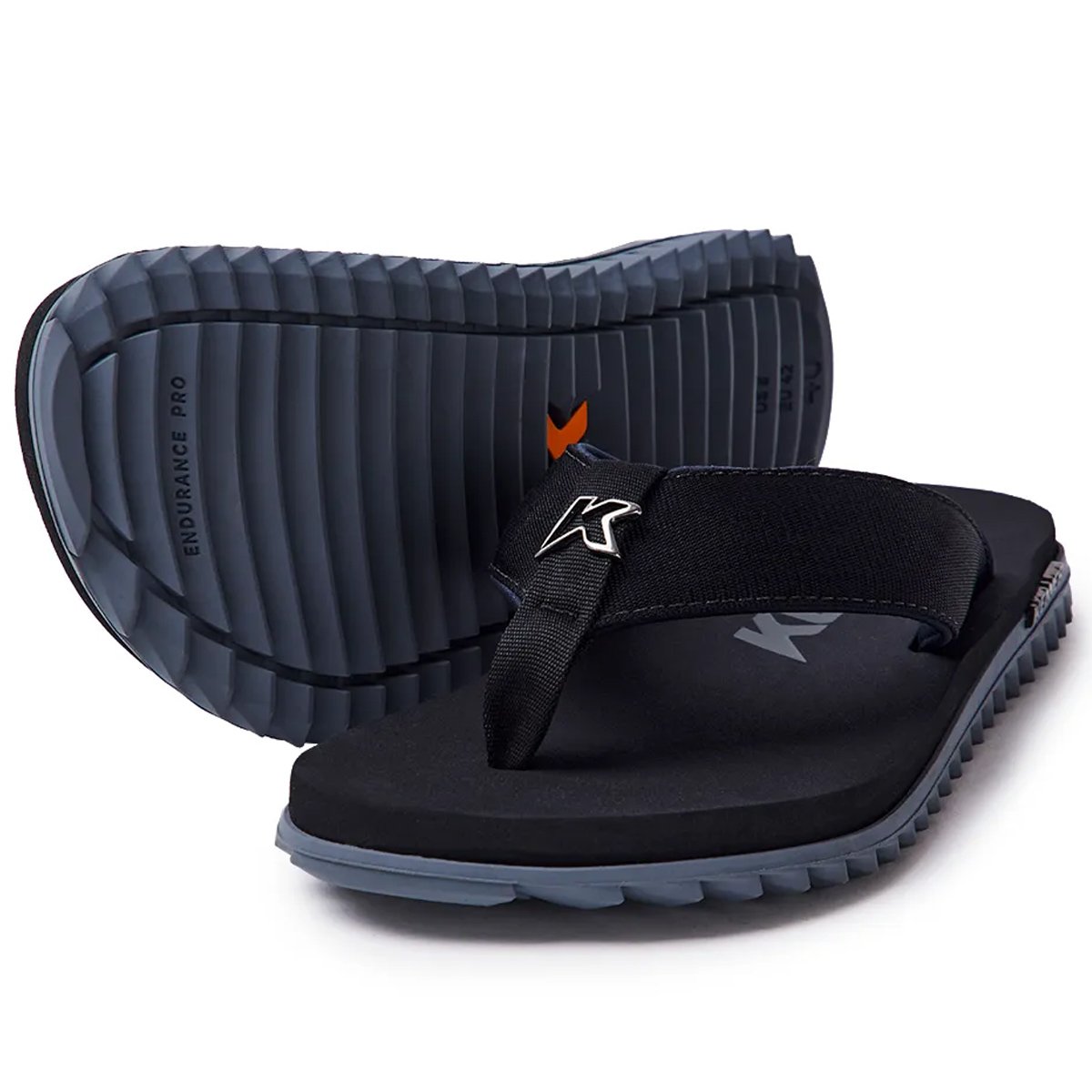 Chinelo kenner Kivah Adulto Masculino Cinza Original Preto 2