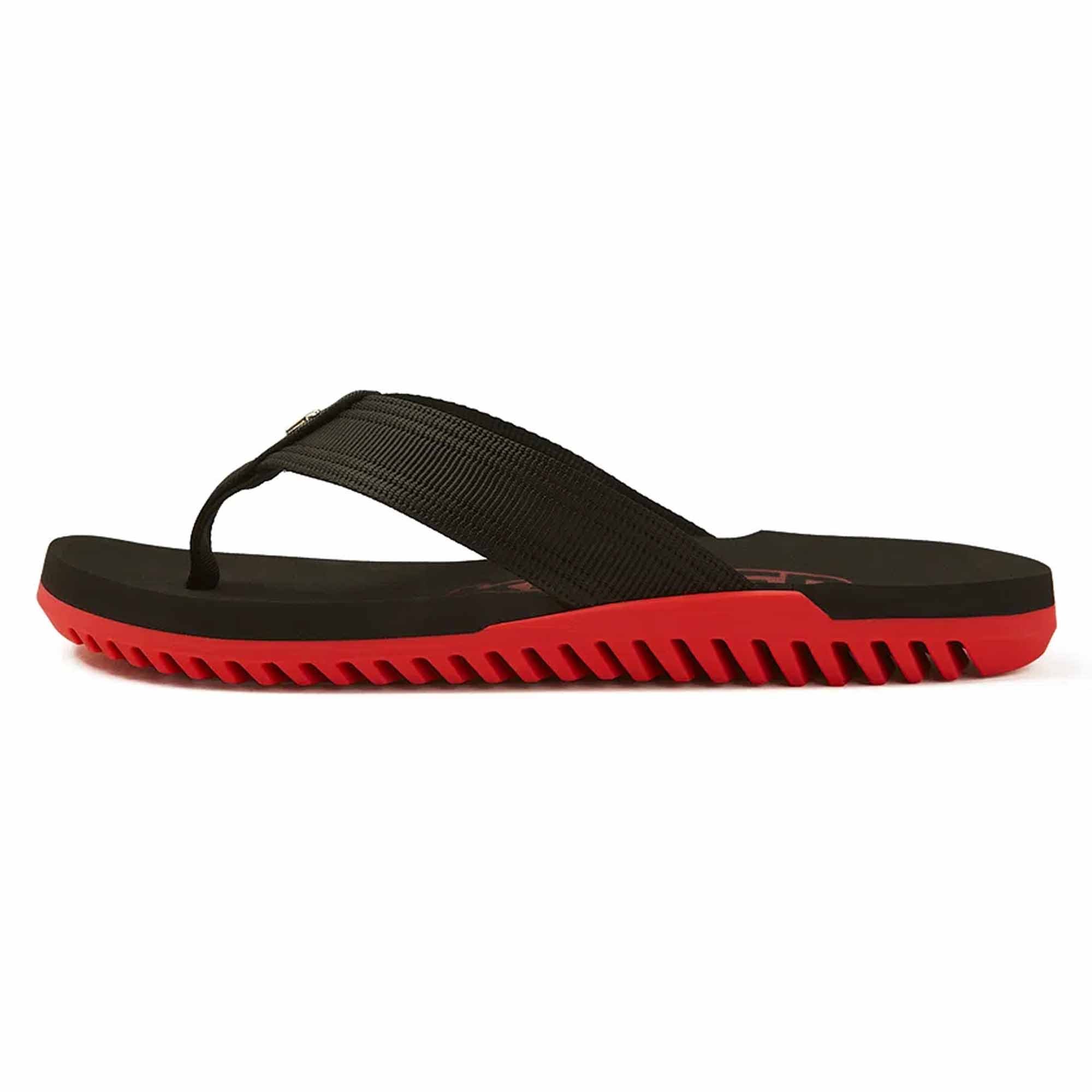 Chinelo Kenner NK6 Pro Unissex Preto Vermelho Preto 4