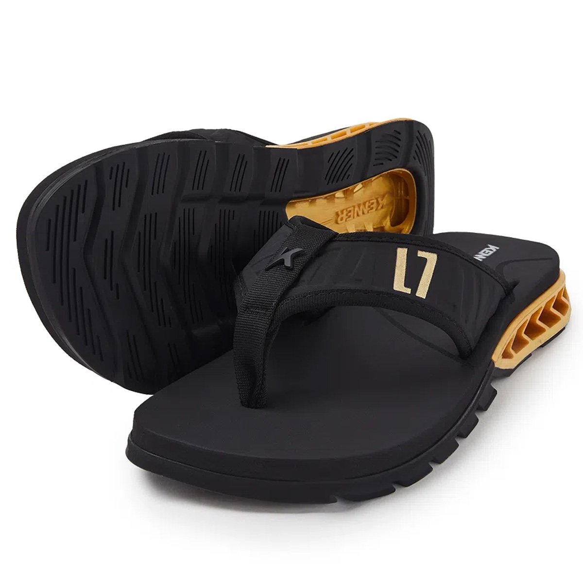 Chinelo Kenner Rakka Elite L7 Masculino Preto