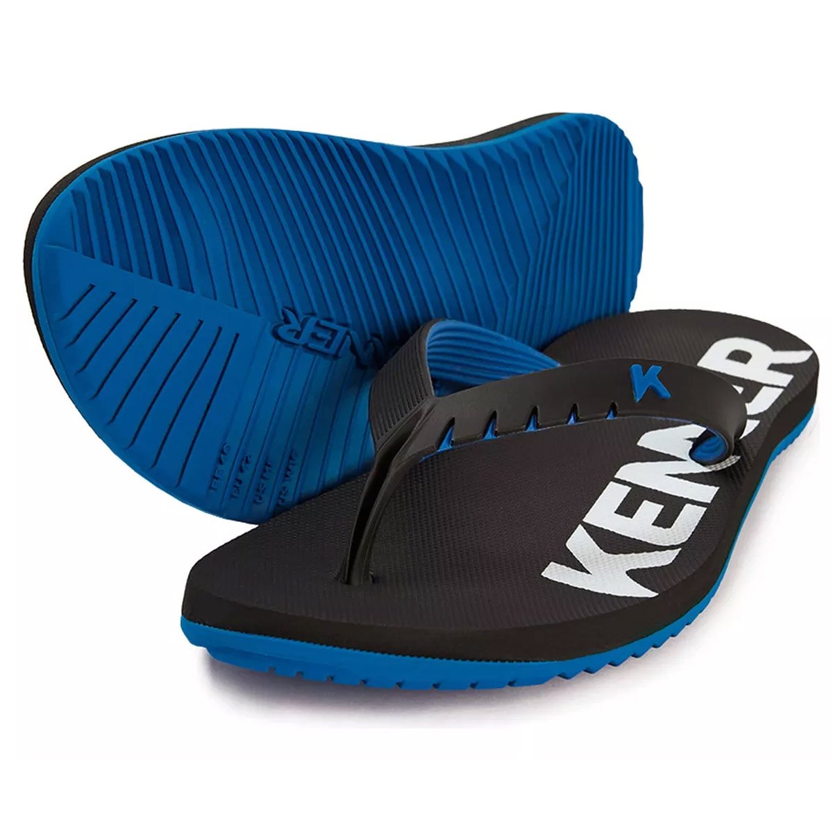 Chinelo Kenner Red Unissex Preto Azul Preto 2