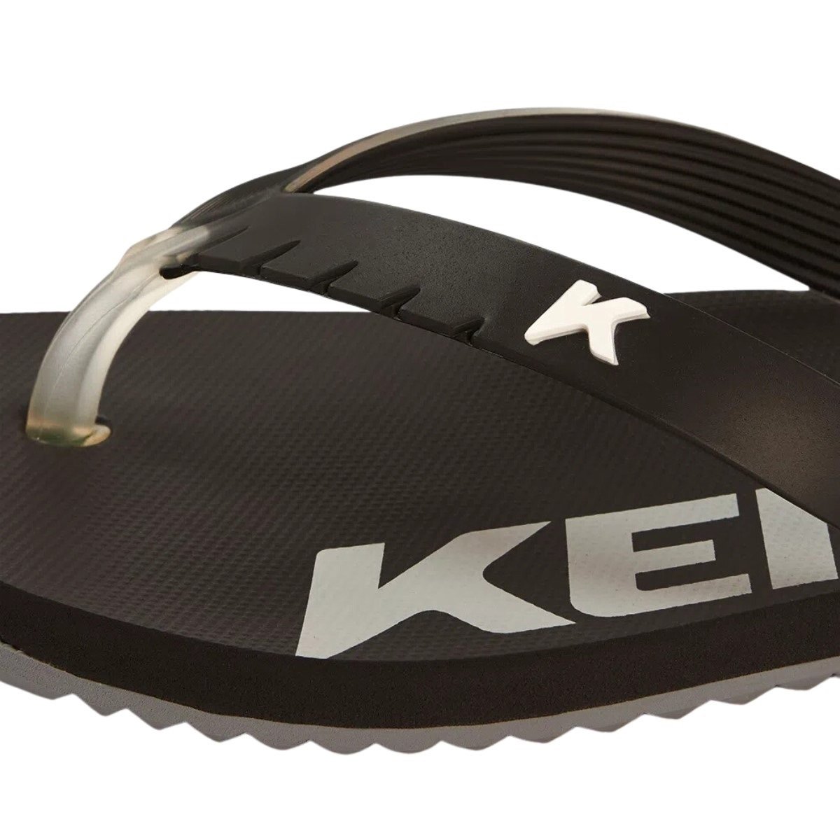 Chinelo Kenner Red Unissex Cinza Preto Cinza 3