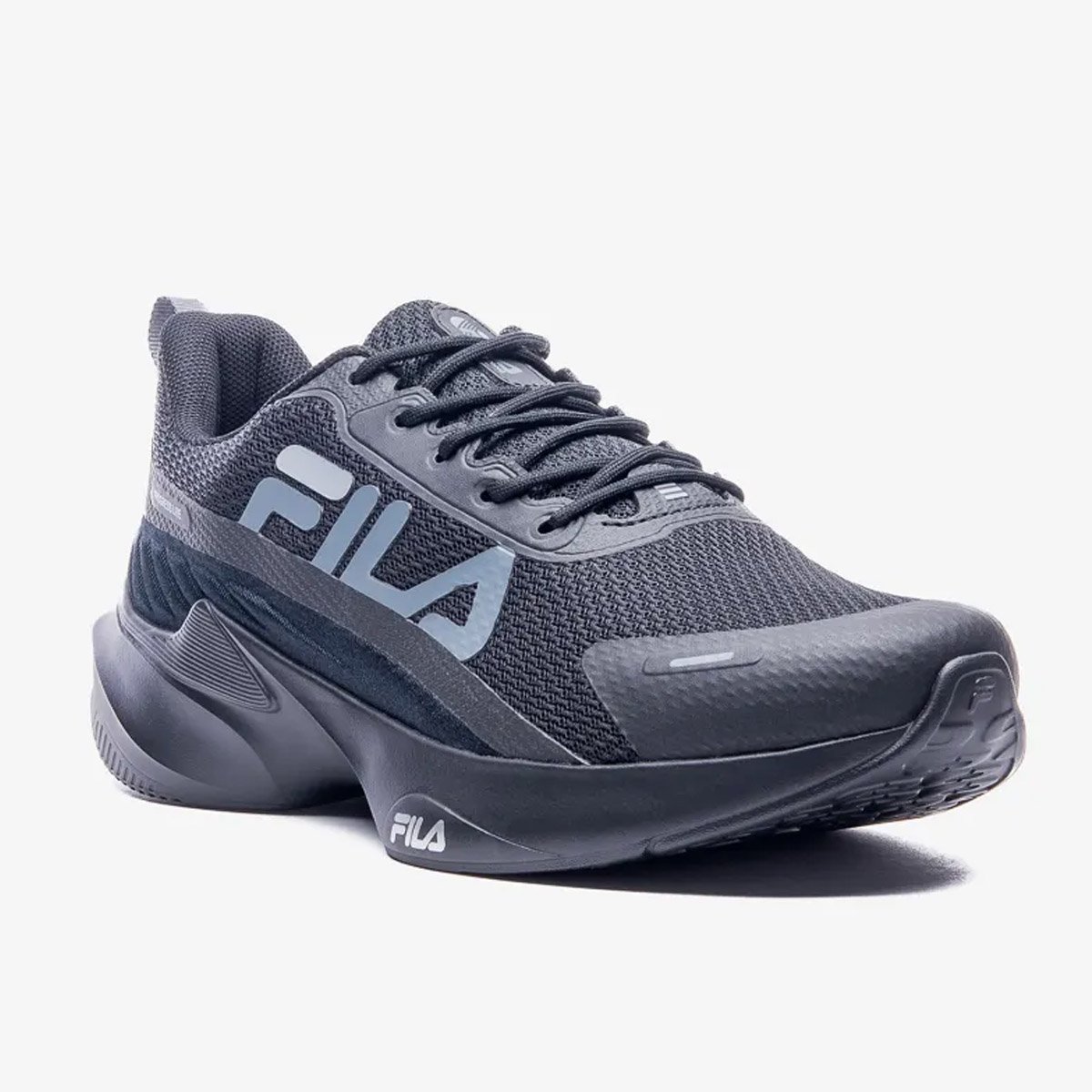 Tenis Fila Progress Lite Masculino Preto Azul Marinho 3