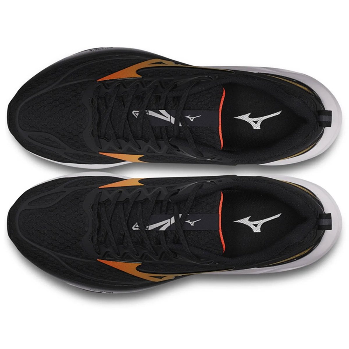 Tenis Mizuno Space 5 Masculino Preto Preto/Dourado 2
