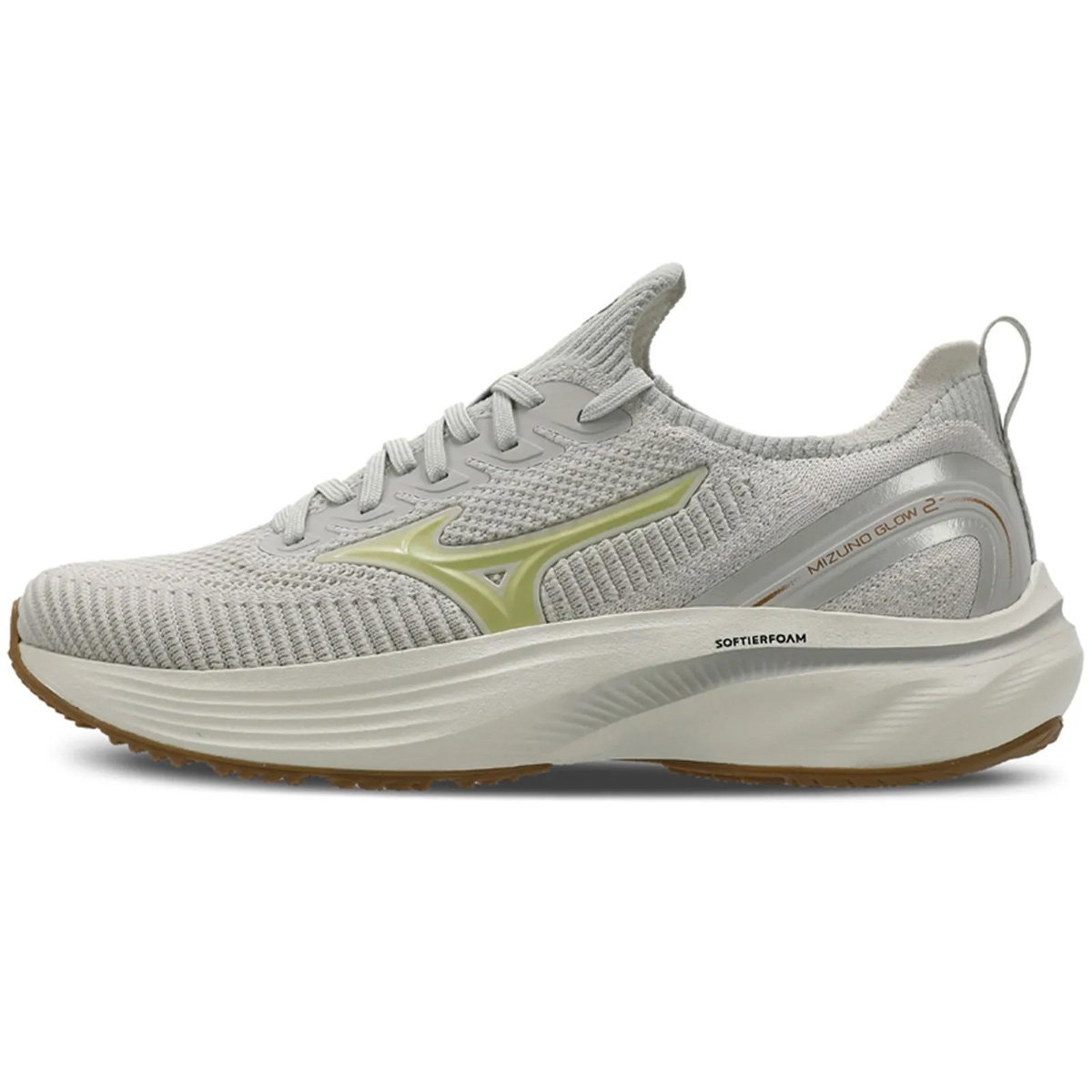 Tenis Mizuno Glow 2 Feminino Cinza Cinza 2