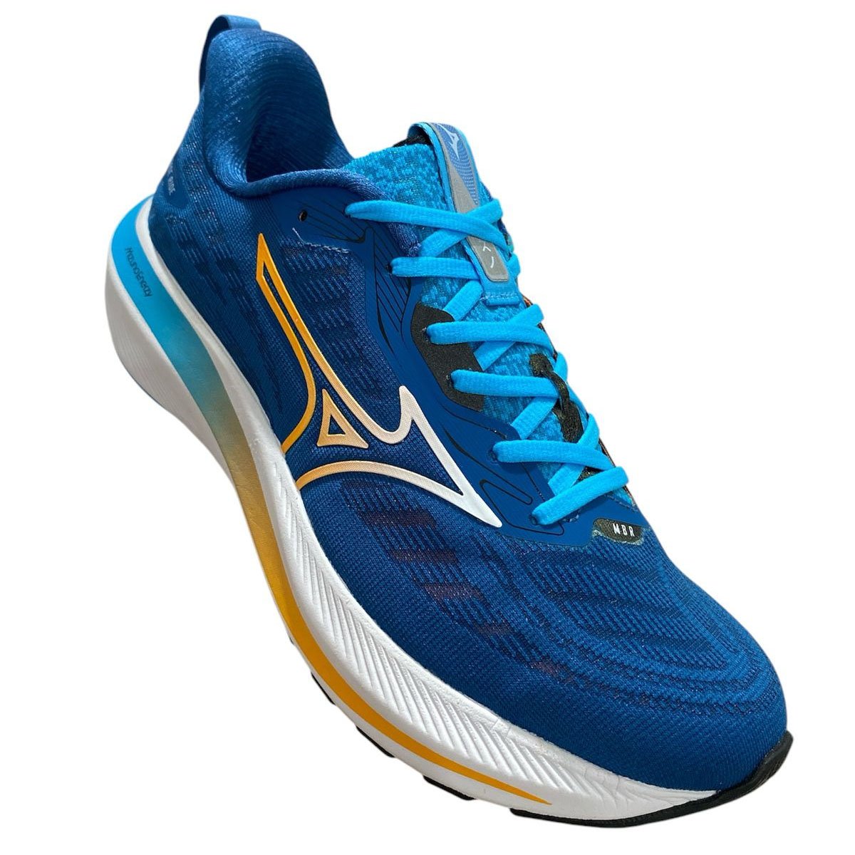 Tenis Mizuno Base Ride Masculino Curacau Azul 3