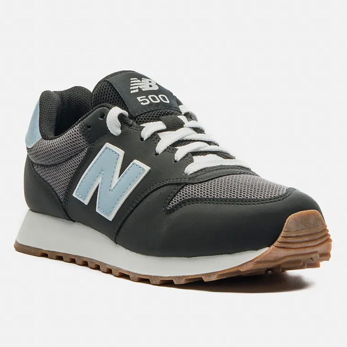 Tenis New Balance 500V2 Feminino Preto Azul Preto/Azul 4