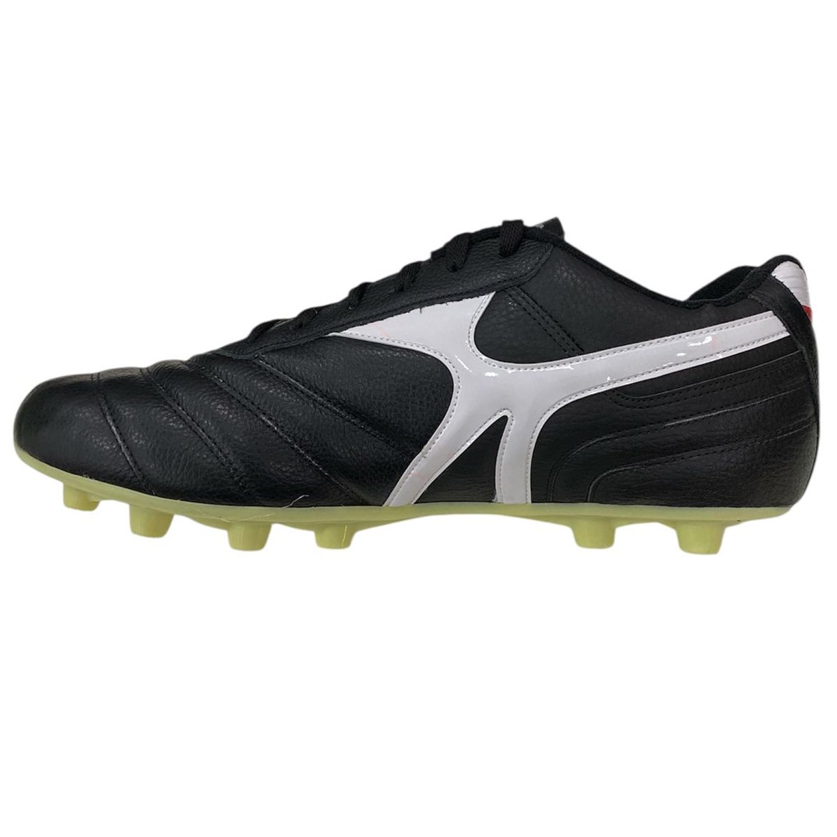 Chuteira Campo Mathaus Azzurra Preto Tamanho Especial Preto/Branco 2