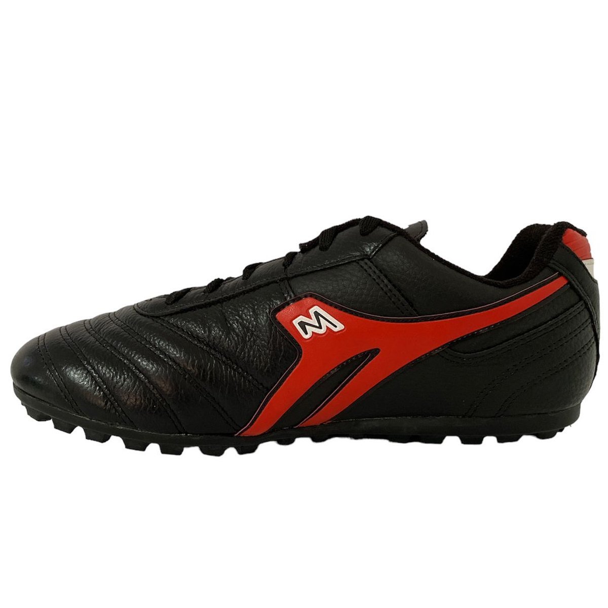 Chuteira Society Mathaus Azzurra Preto Color Preto/Vermelho 2