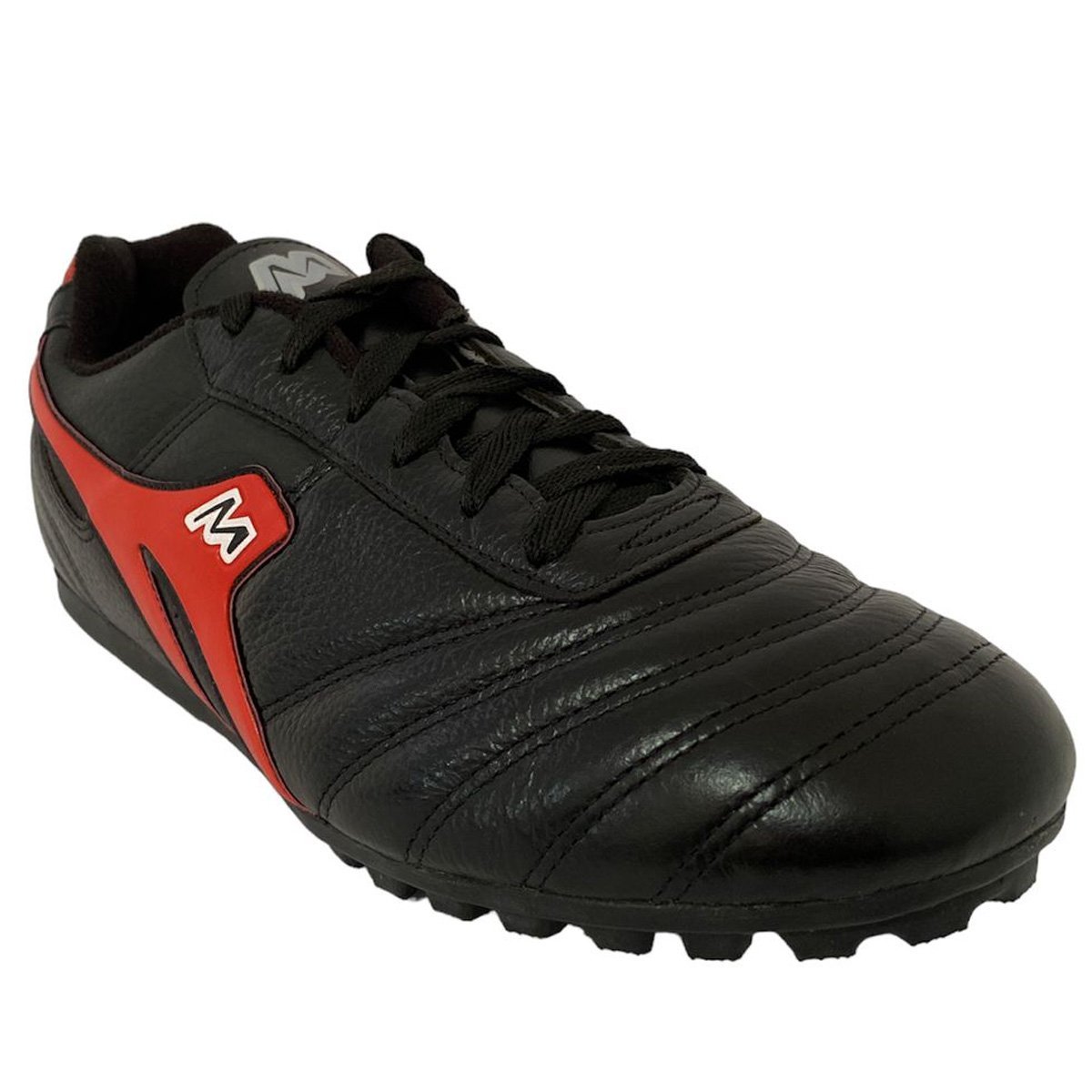 Chuteira Society Mathaus Azzurra Preto Color Preto/Vermelho 3