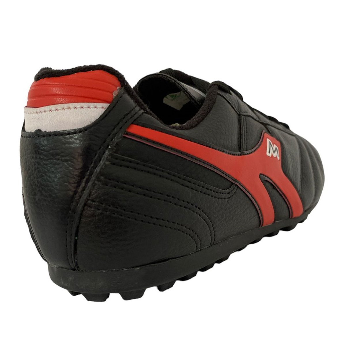 Chuteira Society Mathaus Azzurra Preto Color Preto/Vermelho 4