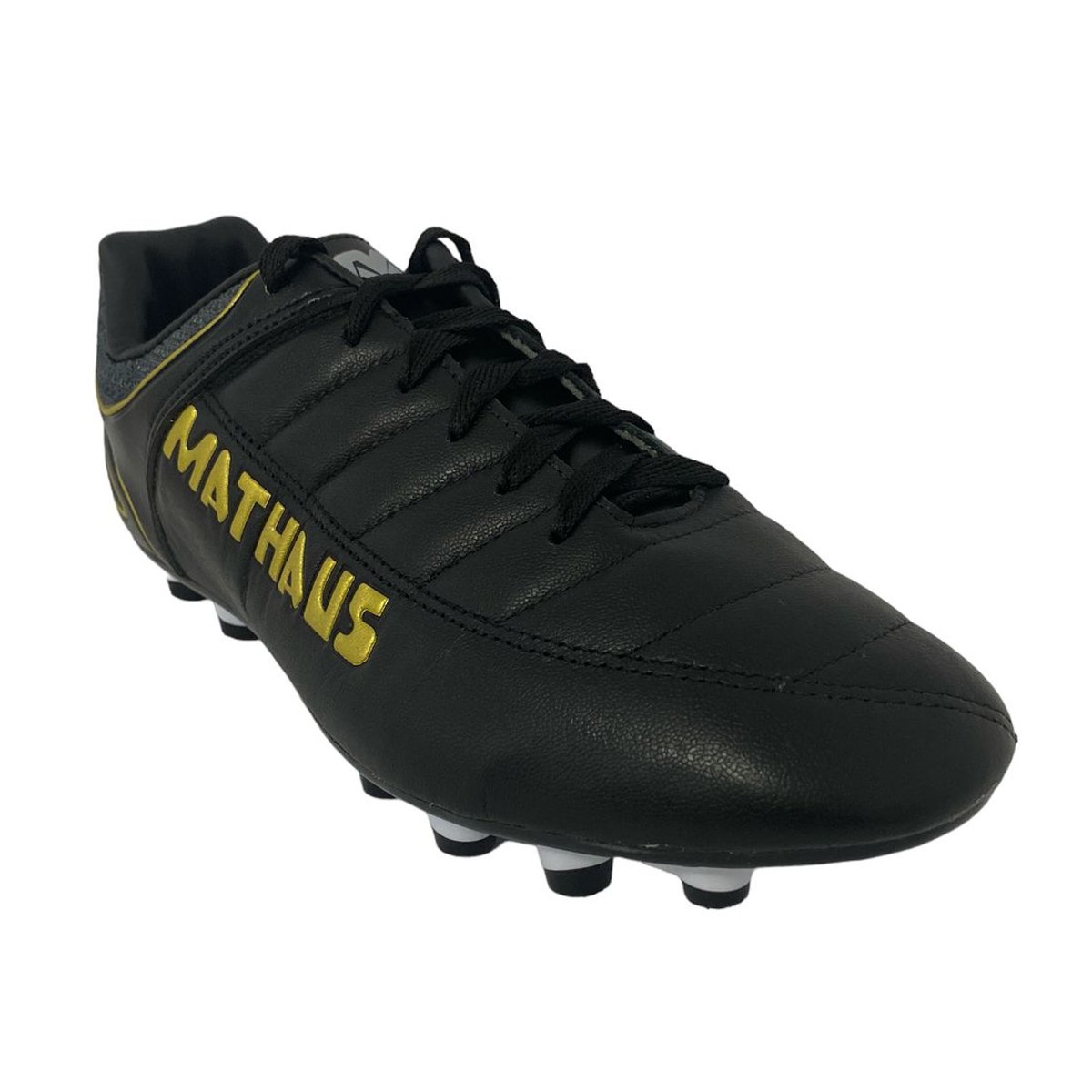 Chuteira Campo Mathaus New Galatic Adulto Preto Preto 3