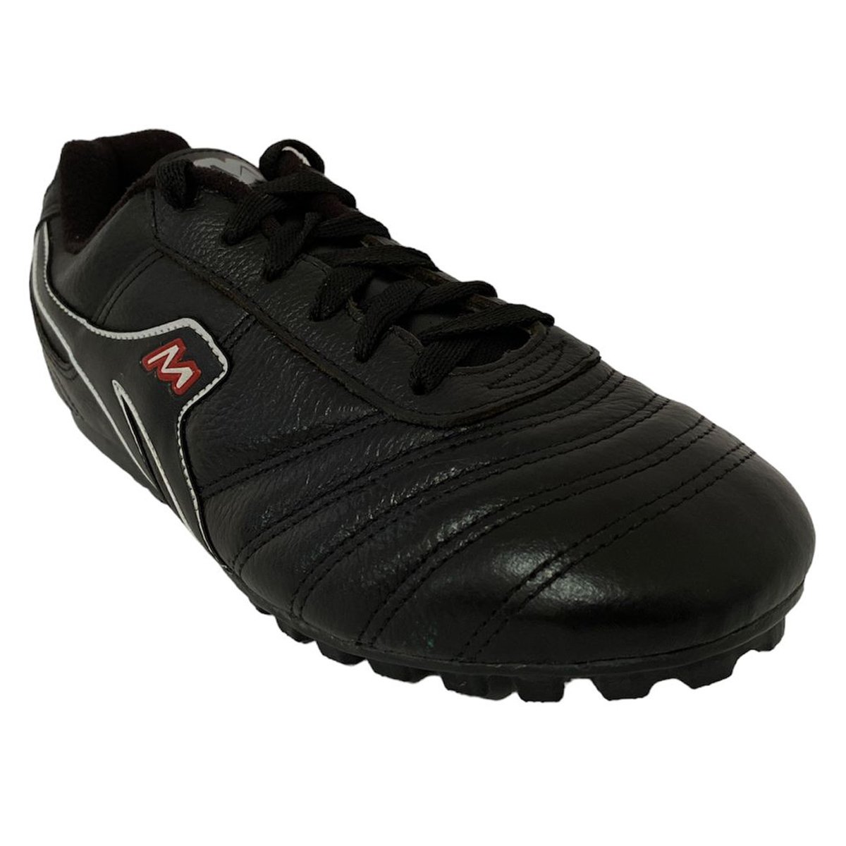 Chuteira Society Mathaus Azzurra Unissex Preto Preto 3