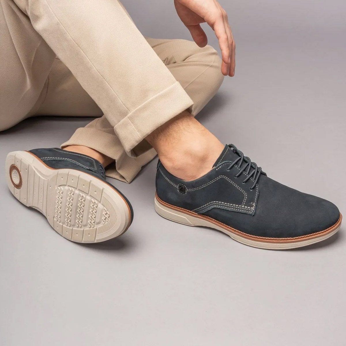 Sapato Pegada 126705 Masculino Marinho Azul Marinho 2