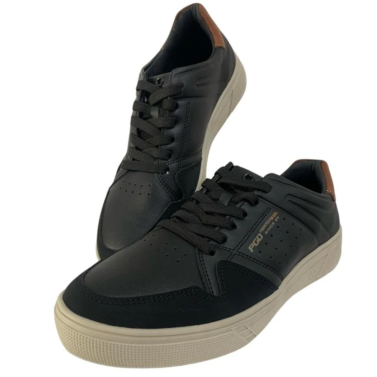 Sapatenis Pegada 172502 Masculino Preto Preto 3