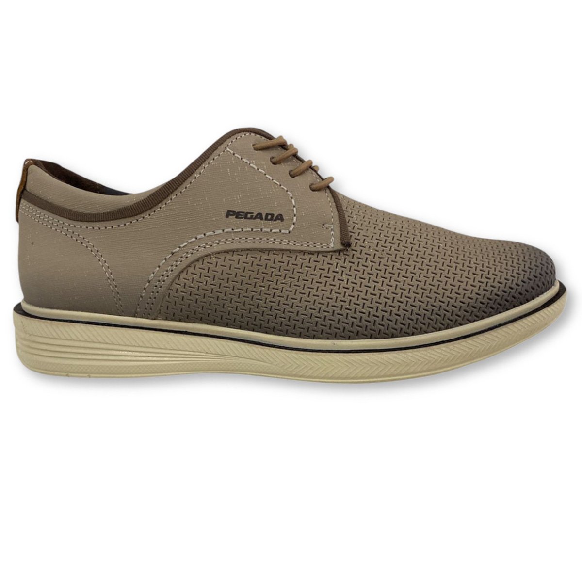 Sapato Pegada 126113 Masculino Areia 