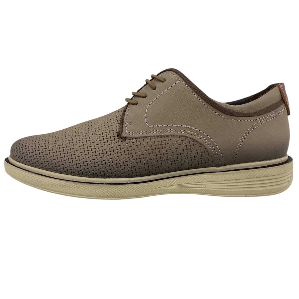 Sapato Pegada 126113 Masculino Areia Bege 2