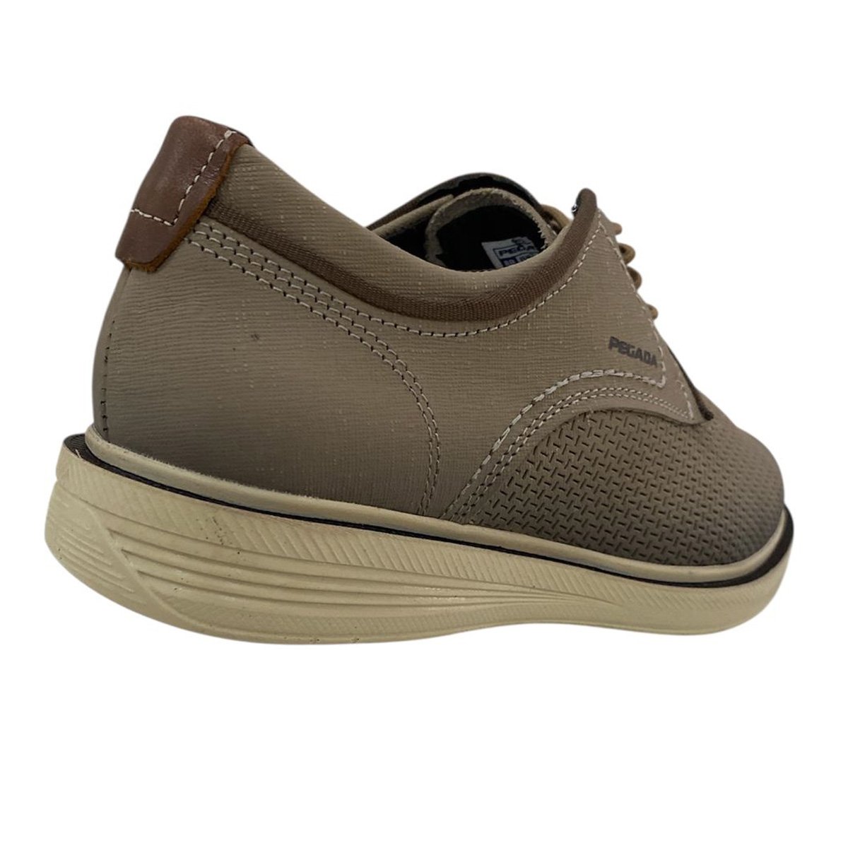 Sapato Pegada 126113 Masculino Areia Bege 4